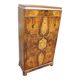 19th-century Louis Philippe walnut week planner