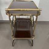 Desserte roulante - Chariot de bar vintage - Style Hollywood Regency