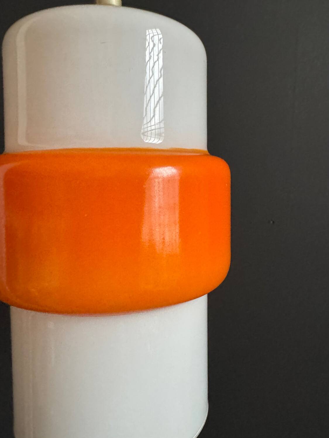 Suspension Space Age orange 1970s