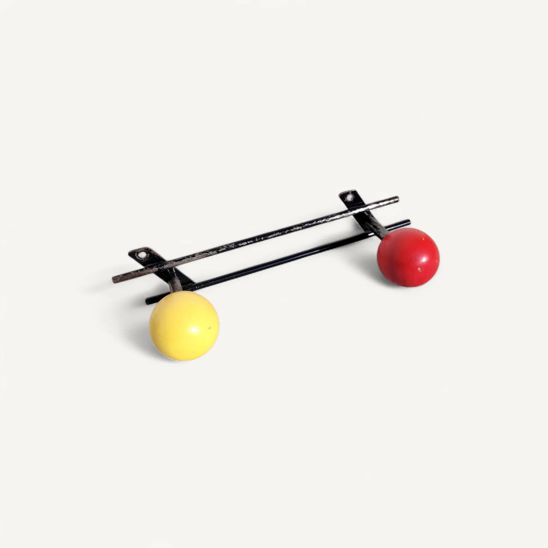1960s ball-shaped coat rack