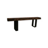 Banc bois et métal