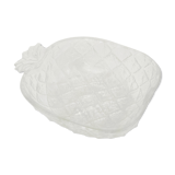 Pineapple salad in glass