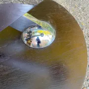 Ricochet coffee table in glass Naos Italy La Casa Animata 1990