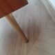 Vintage chest of drawers 3 drawers - varnished teak - Scandinavian style - retro patterns - 60s