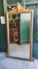 LARGE GOLDEN BEVELLED MIRROR WITH HEAD REF JE