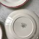 Lot of 4 dessert plates Digoin Sarreguemines model Prairial