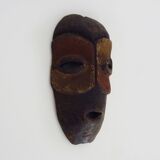 Ancien masque africain kumu rdc congo afrique art tribal africain. années 30 40