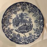 Set of 4 flat PB advertising plates