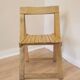Vintage Aldo Jacober Folding Wooden Chair: Mid-Century Trieste Stool