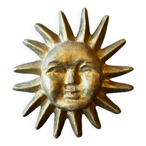 soleil en papier mâché