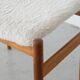 Oak footstool / bench by Spøttrup Møbelfabrik