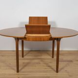 Table à manger ronde extensible en palissandre du milieu du siècle de McIntosh, Royaume-Uni, années 1960