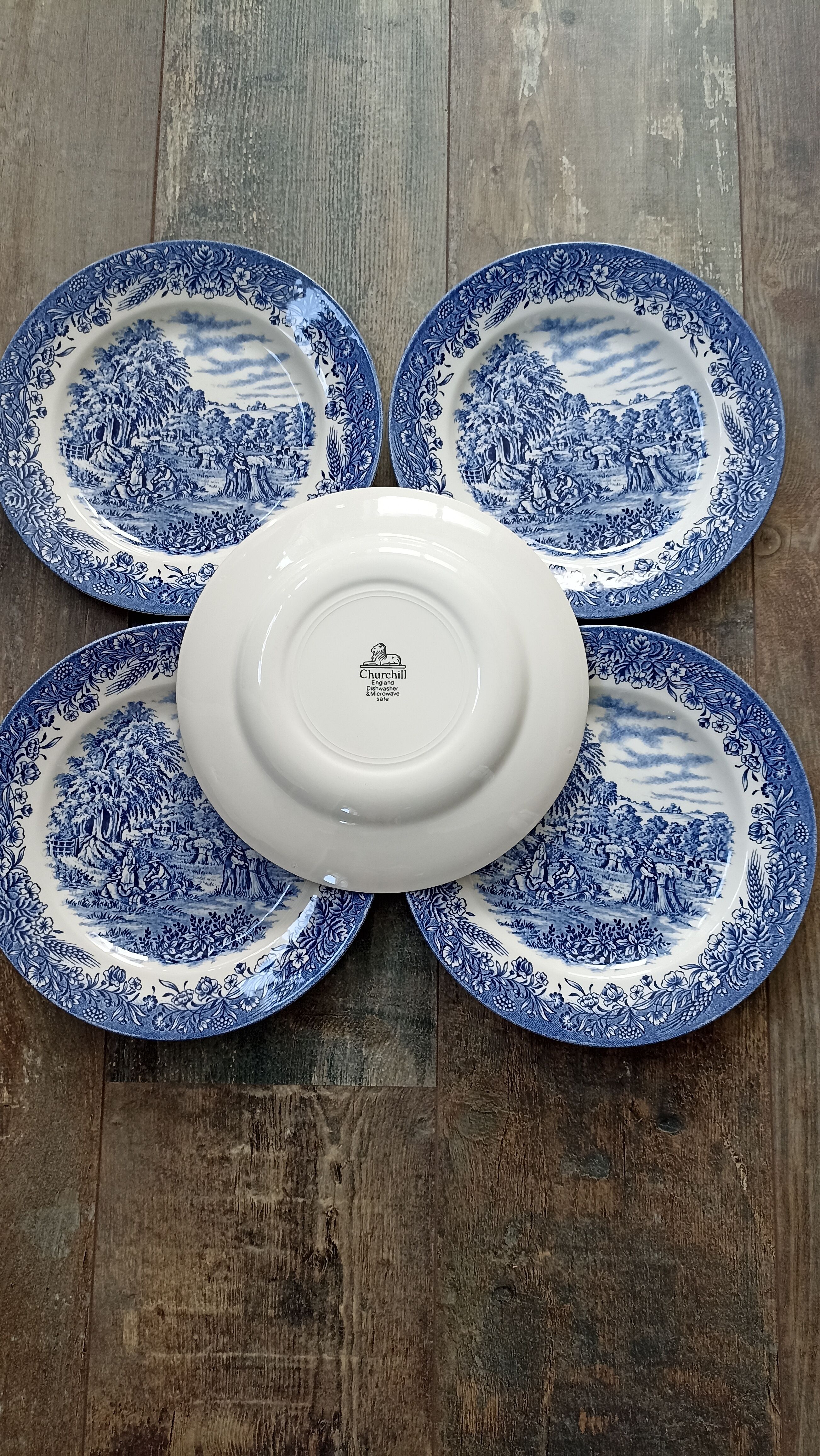 Churchill England flat plates