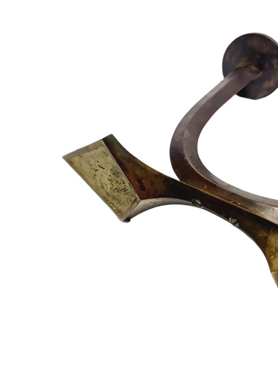Art Deco style 2-armed candleholder, Germany, 1950s