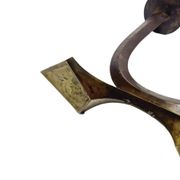 Art Deco style 2-armed candleholder, Germany, 1950s