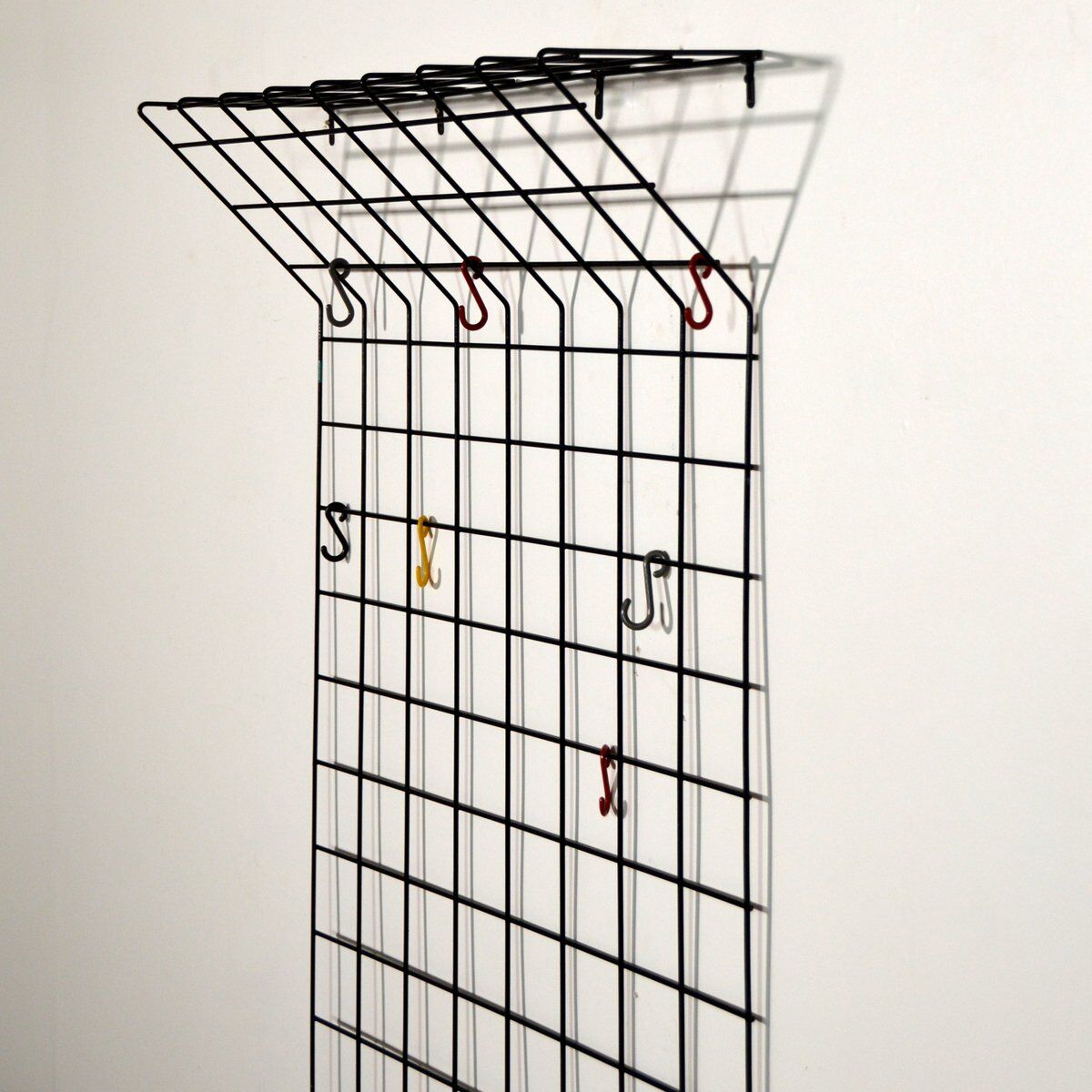 Wire coat rack by Karl Fichtel for Drahtwerke Erlau 1950s