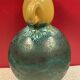 Accolay ear vase Ceramic Turquoise Blue & yellow 17 cm