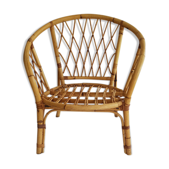 Rattan armchair