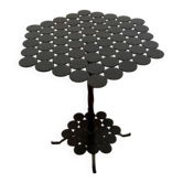 Table d’appoint Guéridon en fer forgé pastilles