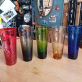 Vintage 5 glasses circa 1950