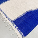 Kilim berber Moroccan ecru with colorful patterns 350x206cm