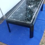 Table basse vintage noire