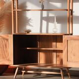 Vintage Bookcase / Room Divider - Windsor / Giraffe Model - Ercol