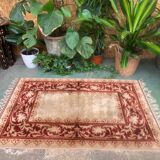 Old turkish rug 125x83 cm vintage carpet
