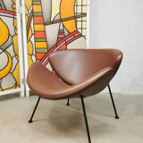 Dutch design Artifort easy chair Pierre Paulin F437 Orange Slice