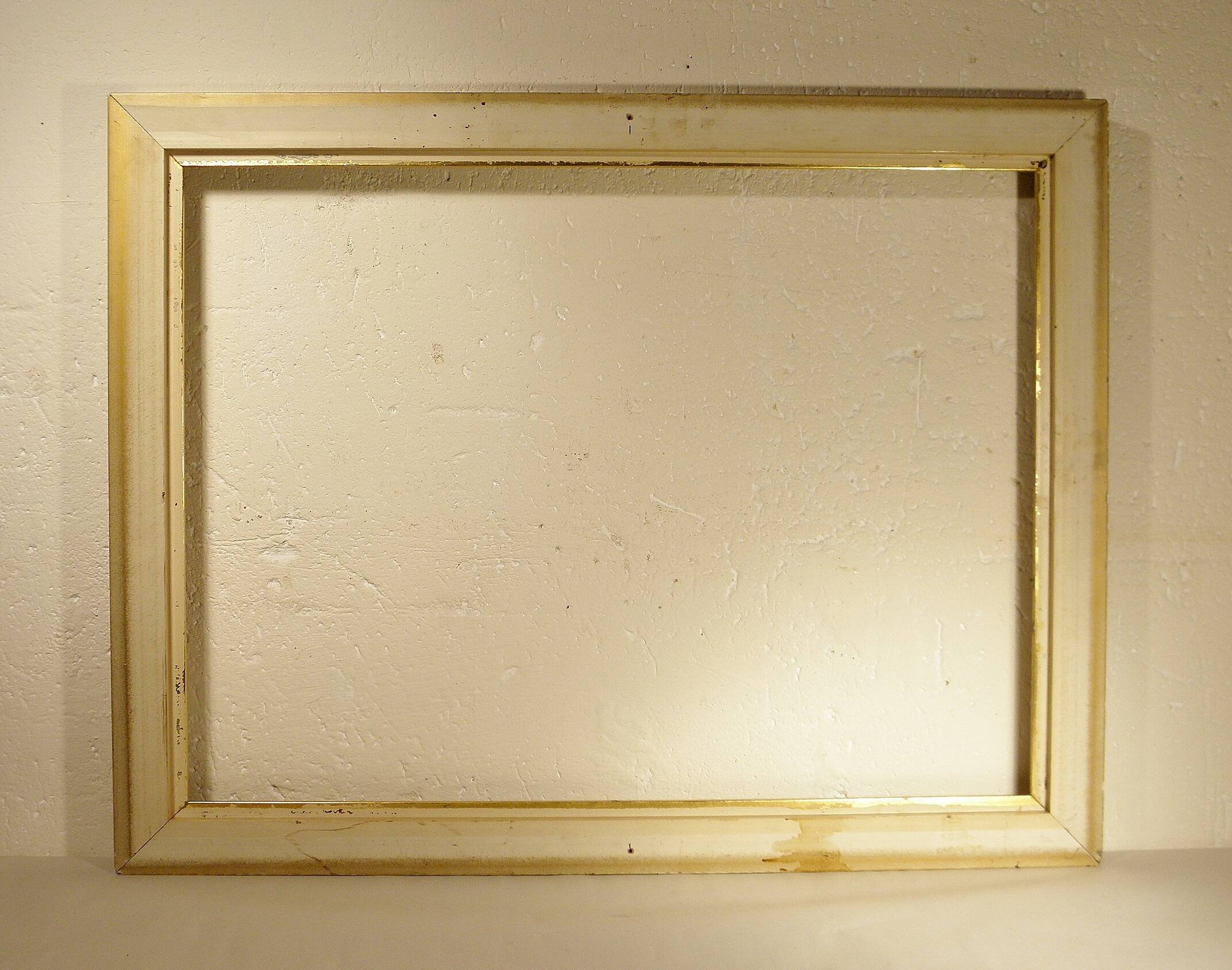Golden wooden frame 64 x 50