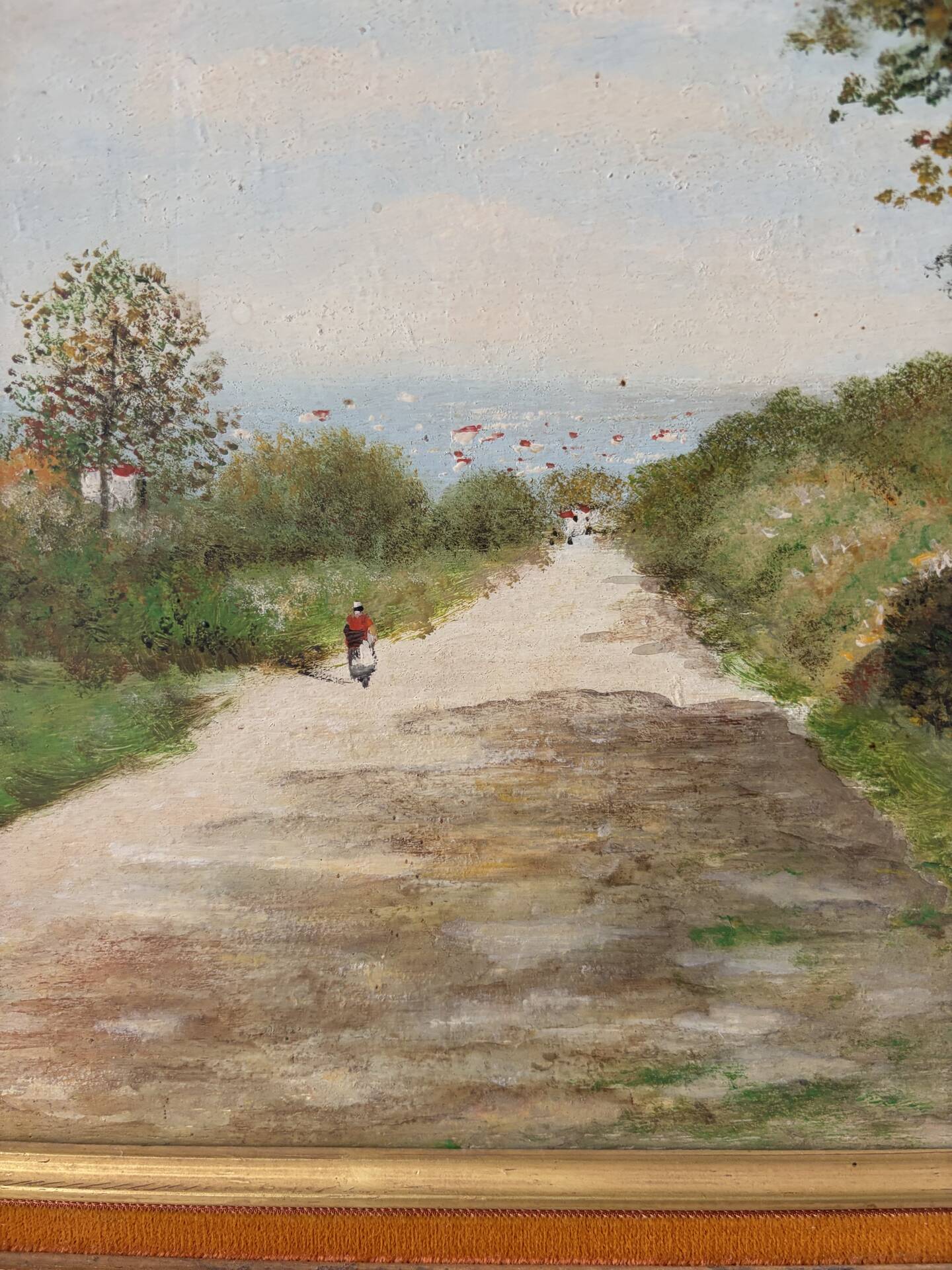 Landscape of the 20th century, oil on canvas