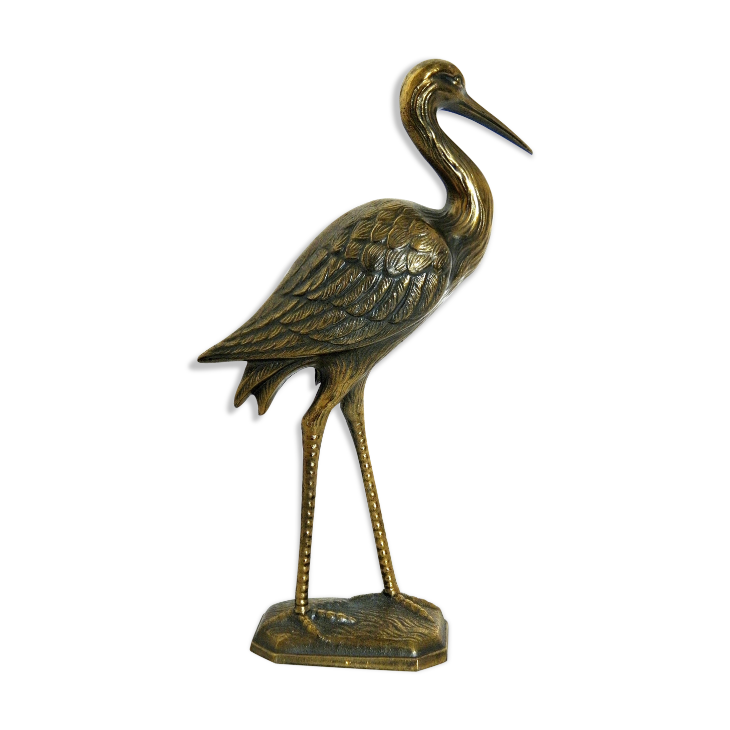 Heron 17 cm brass 70s