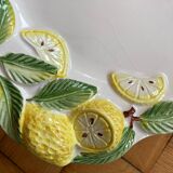 Double lemon slushie fruit bowl Italy