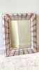 Antique wooden mirror hand-painted.