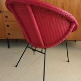 Satellite wicker armchair