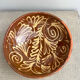 Glazed terracotta salad bowl