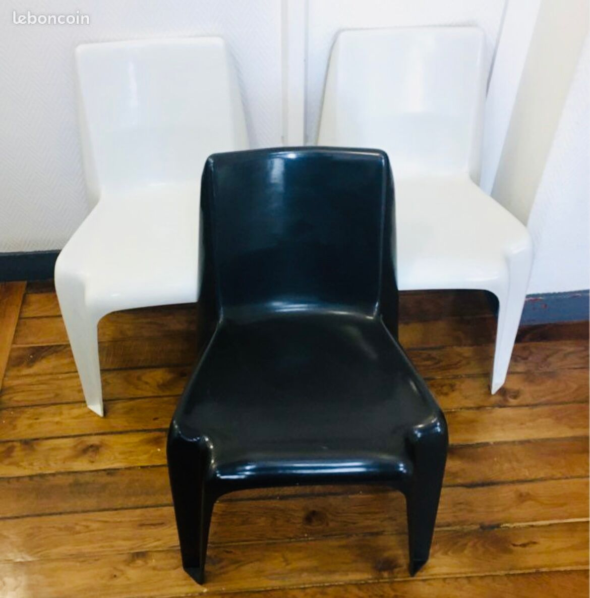 Stackable chair Bofinger BA 1171 by Helmut Bätzner