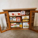 Wooden wall display case