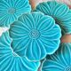 6 assiettes barbotine vintage Vallauris