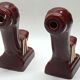 Art deco porcelain wall lamps