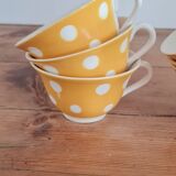 Set of 6 Digoin confetti coffee cups