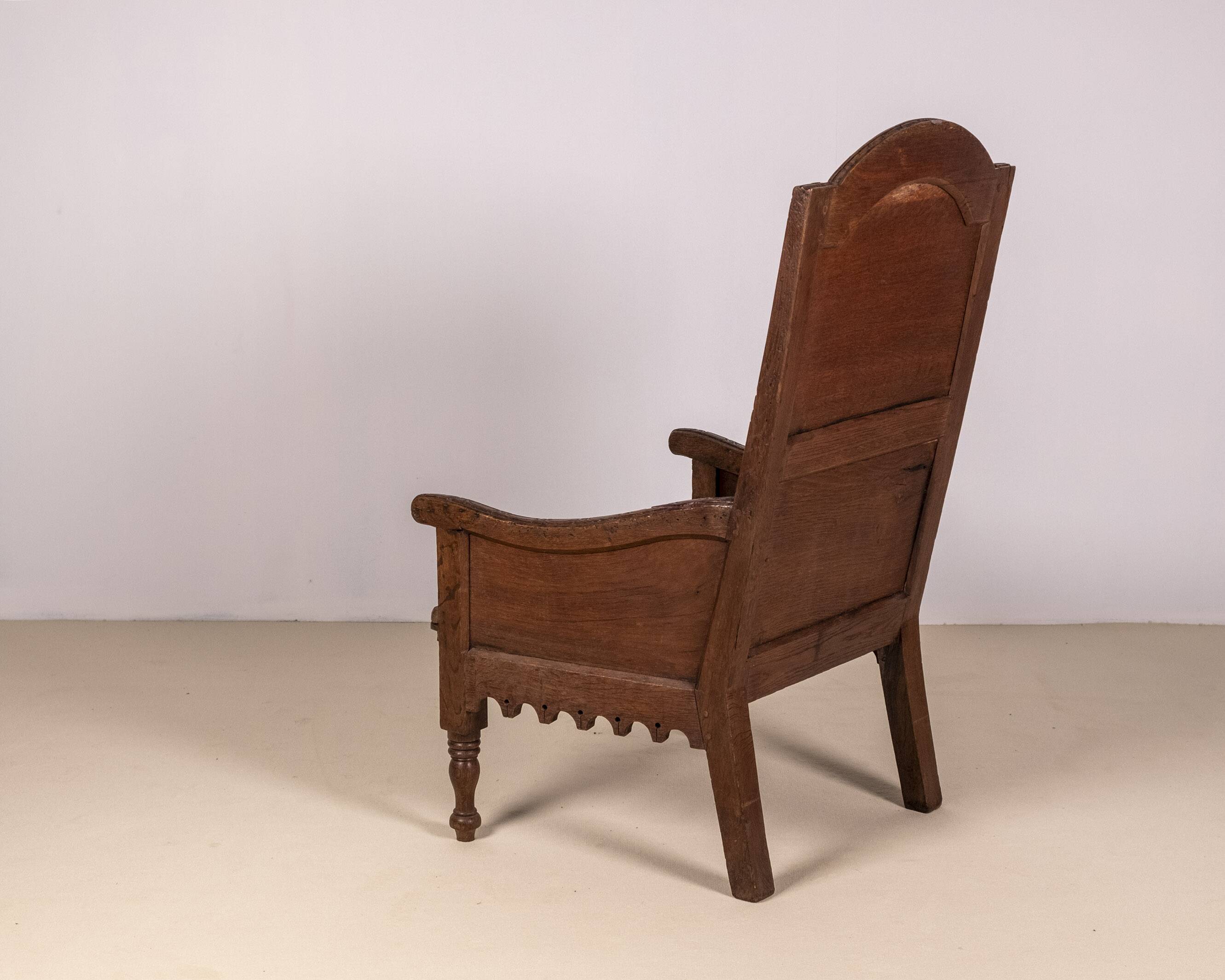 Early 19th Century Oak Wainscot Chair