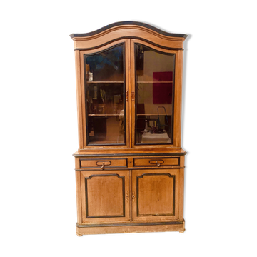 Buffet vitrine en deux corps Napoléon III XIX siècle