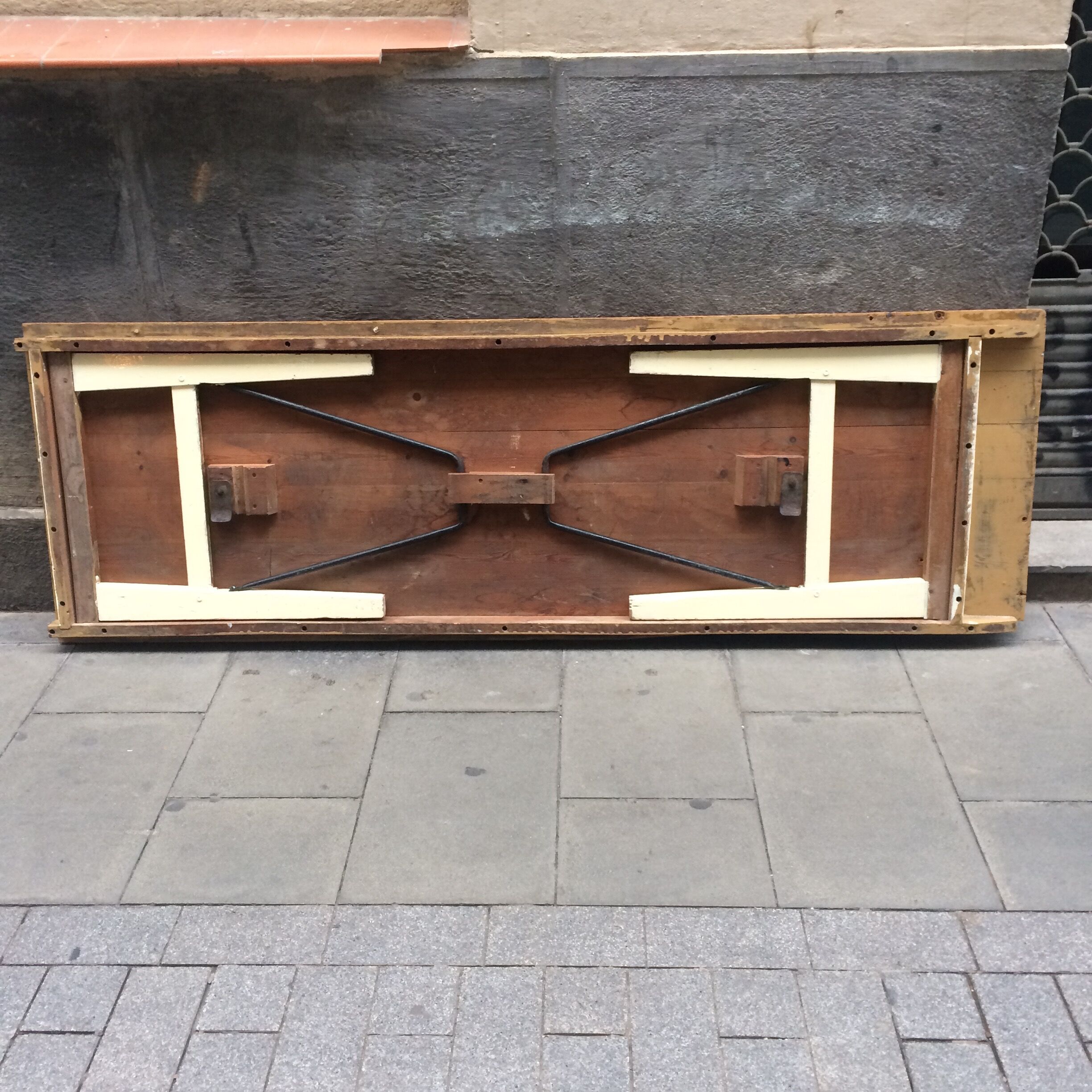 Table en bois pliable