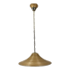 Pencil Split Reed, Rattan, Bamboo & Brass Pendant hanging lamp, Italy, 1970s