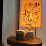 Vintage Herbier and Virebent porcelain table lamp