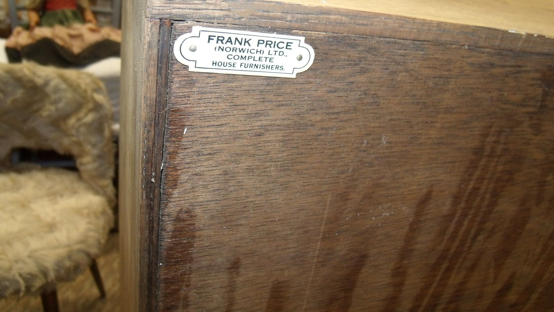 Furniture shelf vintage wooden gross 50s