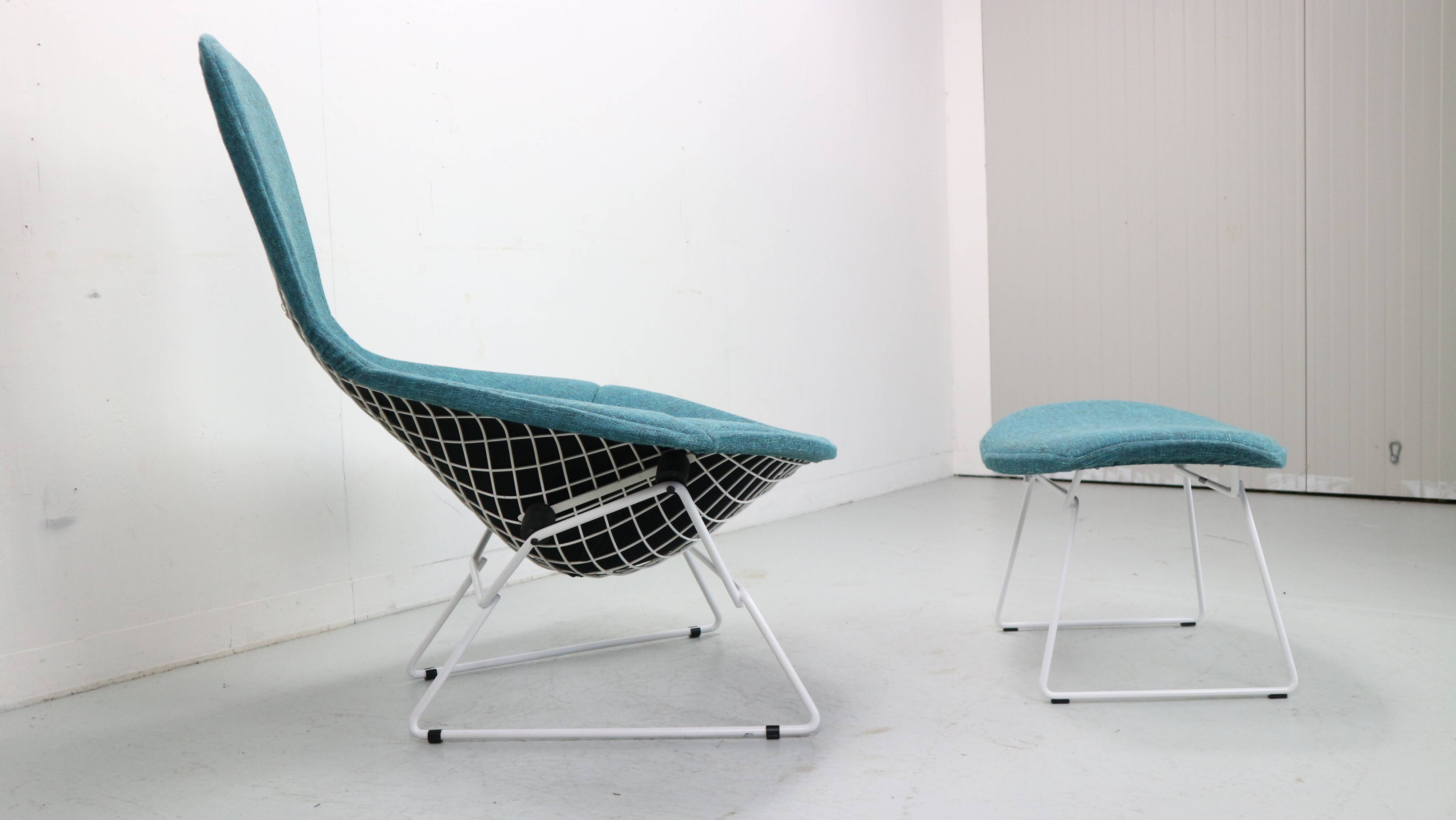 Harry Bertoia for Knoll International Bird Chair and Ottoman