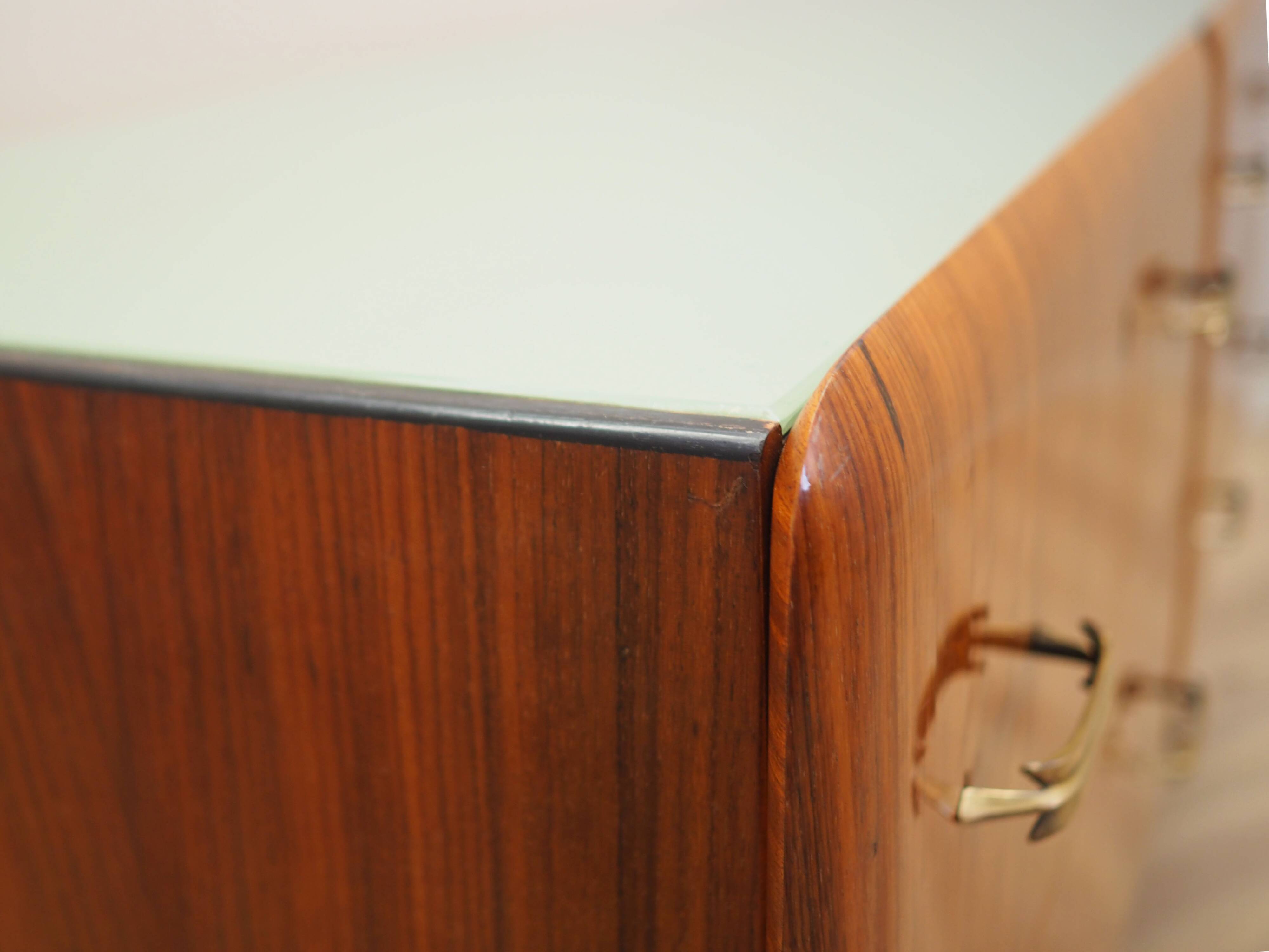 Mahogany chest of drawers, Italian design, 1960s, production: Italy
