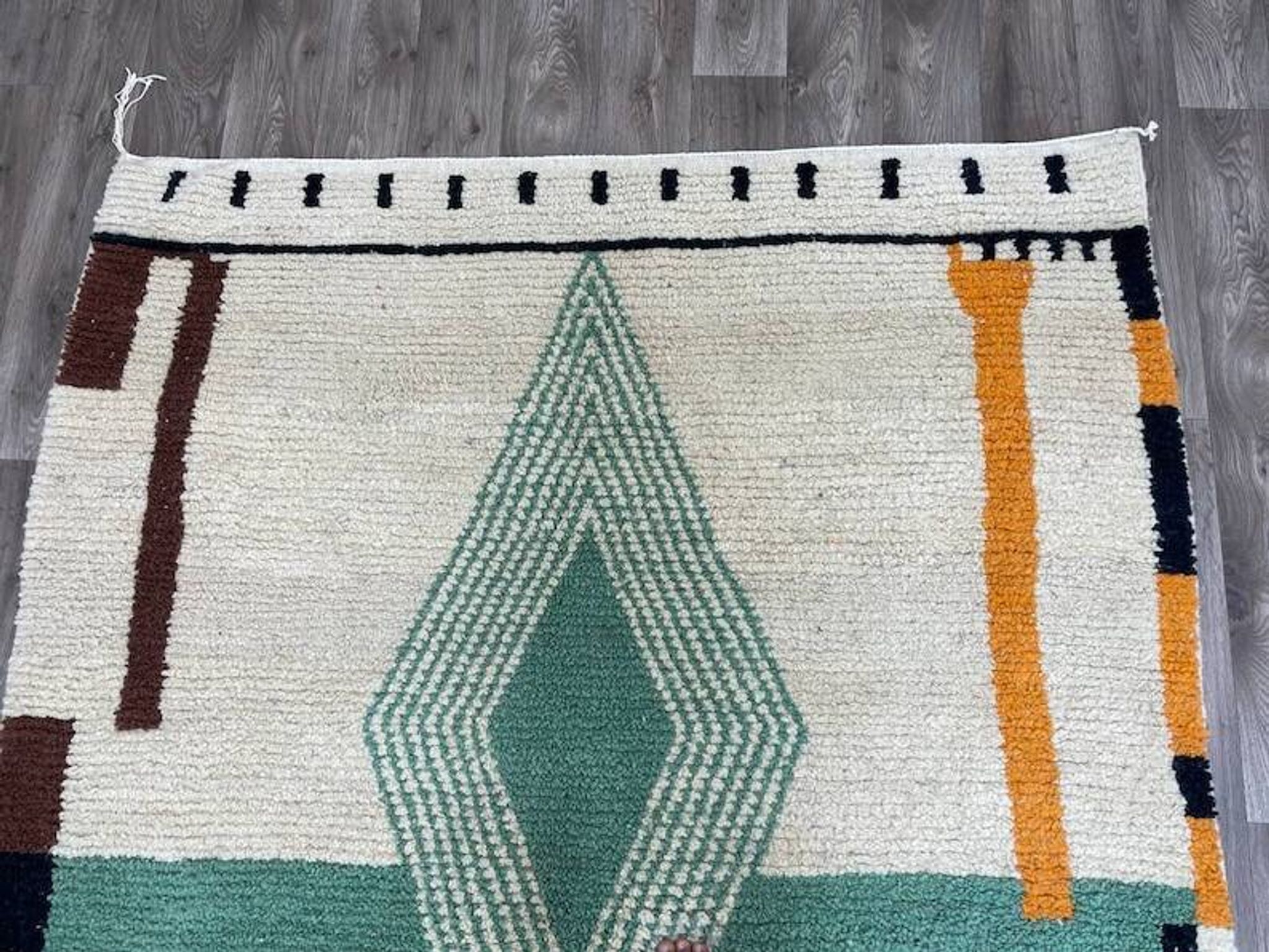 Handmade wool rug 3*2m Moroccan